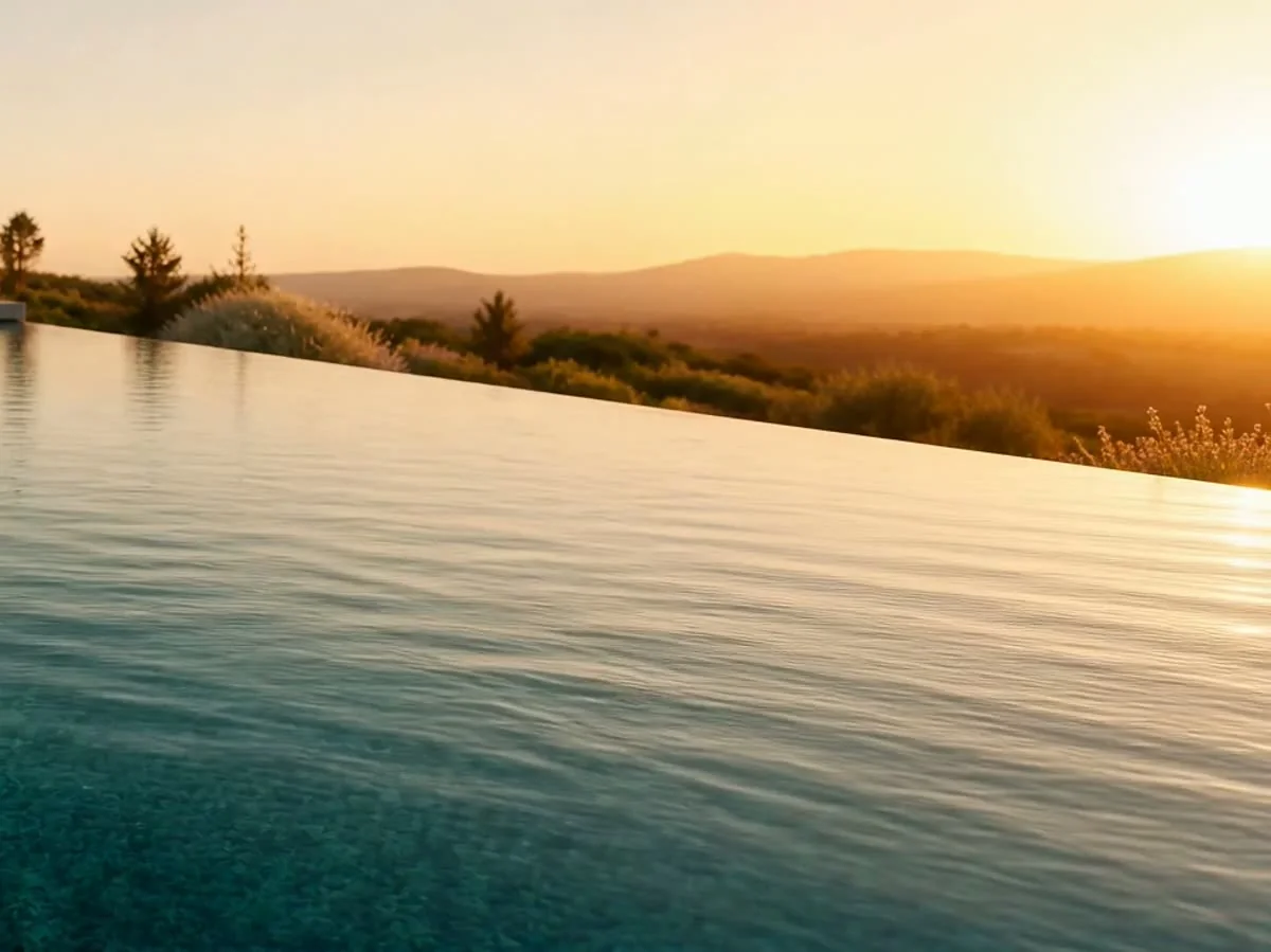 Piscina de borde infinito